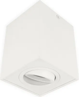 Image de LED line Plafonnier CUBO Lampe à monter en saillie Luminaire Spot orientable 45° Angle Blanc en aluminium avec douille GU10 Ampoule 5W Blanc neutre