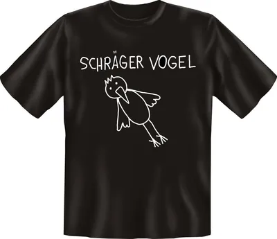 Produktbild von schräger Vogel  - Textilien - T-Shirt
