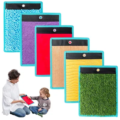 Immagine prodotto di Tappetini sensoriali per bambini, giocattoli antistress per persone con autismo