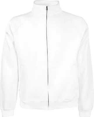 Produktbild von Fruit of the Loom - Premium Sweat Jacket - White - XL