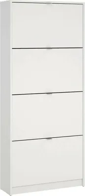 Produktbild von Schuhschrank Epidoto, Schuhregal, Mehrzweck-Eingangsgarderobe, Möbel für Schuhe, 70x24 h162 cm, Weiß