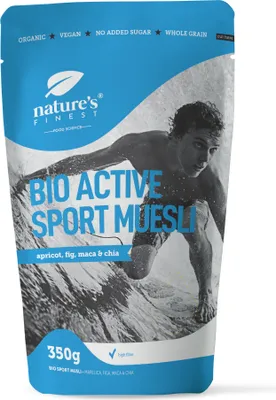 Produktbild von Active Sport Muesli - Pulver mit HAFERFLOCKEN, WEIZENFLOCKEN, Feigen - 350g