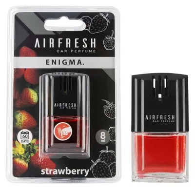 Zdjęcie produktu dla Airfresh Zapach Samochodowy Enigma Truskawka Do Auta Dyfuzor 8Ml Zapach