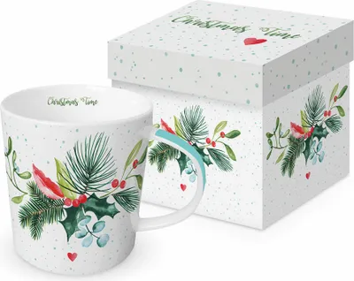 Produktbild von PPD Christmas Time Trend Mug, in Geschenkbox, Tasse, Teetasse, Kaffee Becher, 350 ml, 604564
