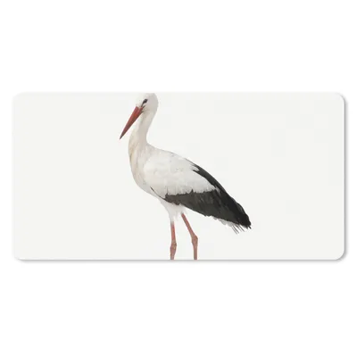 Produktbild von MuchoWow® Schreibtischunterlage Storch - Vogel - Tiere - Jungen - Kinder - Mädchen 80x40 cm - XXL Mauspad - Gaming Mauspad