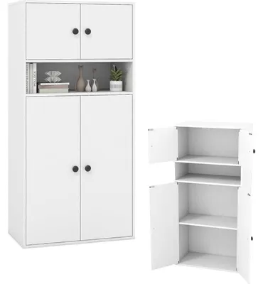Obrázek produktu pro 5-úrovňová kuchyňská skříňka LK09854, 54 x 30 x 111 cm, bílá