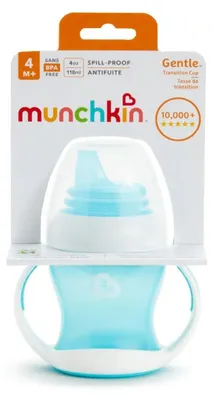 Obrázok produktu pre Munchkin Kubek z miękkim ustnikiem i uchwytami niebieski 118ml