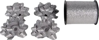 Produktbild von Clayre & Eef Dekoratives Band 5x5x15 cm Silberfarbig Kunststoff