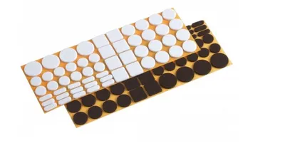Produktbild von Filz-Gleiter-Set weiß/braun, 110-teilig
