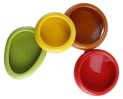Image de Omgoods - Lot de 4 boîtes de conservation en silicone pour fruits et légumes