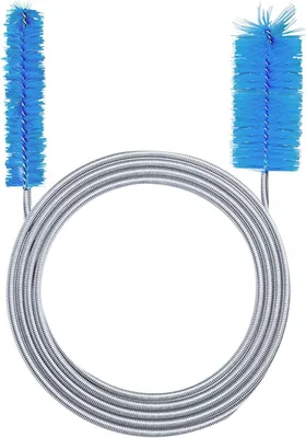Produktbild von Reinigungsbürste für Aquarien, 155 cm flexible Doppelkopf Bürste für Schläuche und Filter