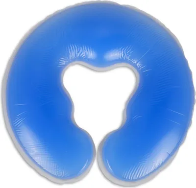 Produktbild von HABYS Silikon Gesichtskissen für Massageliege | Komfortable Gesichtsauflage für Massagetische & Physio | Hautfreundlich & Desinfizierbar | Blau