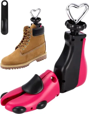 Productafbeelding van Schoenspanner 4-weg, kunststof en metaal, inclusief schoenlepel, voor heren en dames