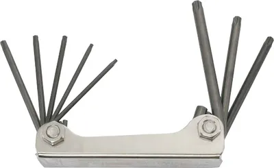 Produktbild von Elora TORX®-Winkelschraubendreher-Satz, 8-teilig 9-40 mm, ELORA-162S-KTTX