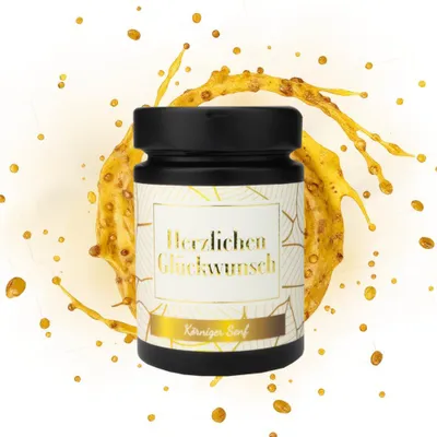Produktbild von Herzlichen Glückwunsch Senf, 180 ml
