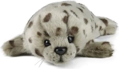 Produktbild von Living Nature Plüsch Seehund Kuscheltier 22cm realistisch Meeresspielzeug