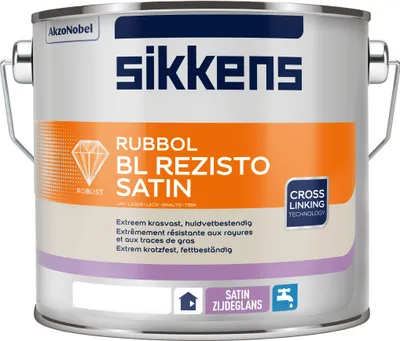 Produktbild von Sikkens Rubbol BL Rezisto satin weiss 2,5 Liter Holzlack Metalllack