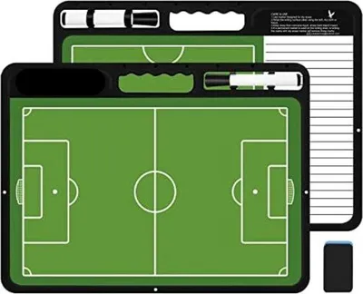 Productafbeelding van Famanu Tactisch bord voor voetbal - Dubbelzijdig coachbord