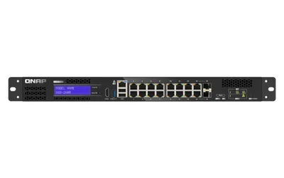 Obrázek produktu pro QNAP QGD-1600, Řízený, Gigabit Ethernet (10/100/1000), Plně duplexní režim, Instalace do racku, 1U