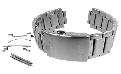 Produktbild von Casio > Uhrenarmband 22mm Edelstahl silbern > ECB-900DB-1A ECB-900DB