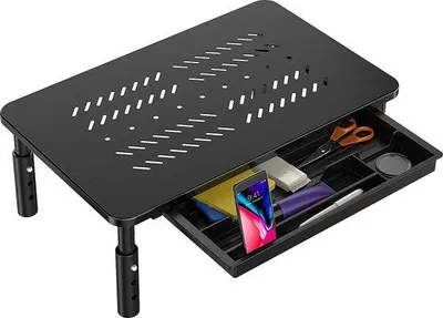 Immagine prodotto di Supporto metallico per computer, supporto per doppio schermo