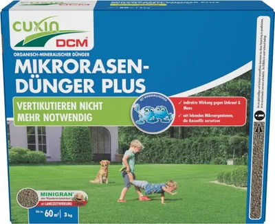Produktbild von Cuxin DCM Rasendünger Mikro Plus 3 kg