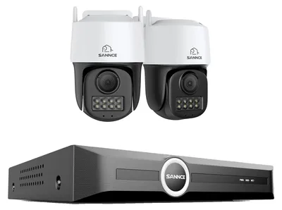 Image de Système de vidéosurveillance, résolution 5 MP, technologie de vision nocturne, 2 caméras, 2 canaux