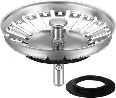 Produktbild von Famanu Abfluss-Sieb 84 mm - Rostfreies Edelstahl-Sieb für Spüle