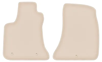 Productafbeelding van Velours voormatten voor Dodge Charger 2006-2010 (coupé) – 2-delig, beige, op maat – Wielganizator FORTUNA