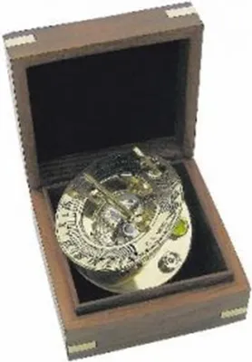 Produktbild von Sea-Club Sundial Messing Kompass, Sextant
