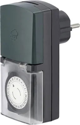 Produktbild von Hama Mini, Täglicher Timer, Schwarz, Analog, 230 V, 203 g, 90 mm