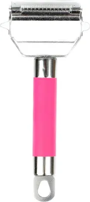 Produktbild von Famanu Julienne- und Gemüseschneider aus rostfreiem Stahl - Rosa