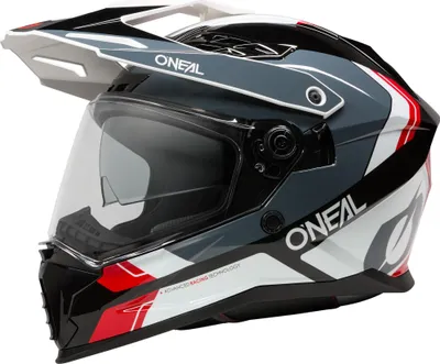 Produktbild von Oneal D-SRS NOMAD Enduro Helm, schwarz/weiß/rot, M (57/58)