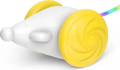Produktbild von Interaktives Katzenspielzeug, intelligente elektrische Maus, interaktives Katzenspielzeug, bunt, fuer die meisten Katzen und Kaetzchen, Indoor-uebungsspielzeug, interaktives bewegliches Mausspielzeug fuer Katzen