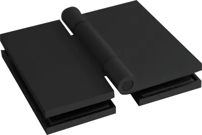 Obrázek produktu pro Pant pro saunové dveře Sentiotec (sklo/sklo), černý