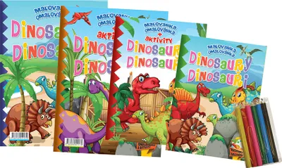 Zdjęcie produktu dla Kolorowanka+zabawy Dinozaury+pastele