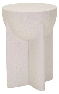 Obrázok produktu pre History Odkladací stolík Biely 33,5 x 33,5 x 48,5 cm