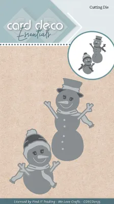 Produktbild von Card Deco - Stanzschablone - Schneemann