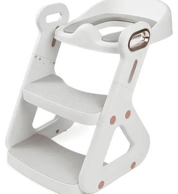 Zdjęcie produktu dla Primabobo LAURA nakładka WC z drabinką, składana 37–44 cm, biała
