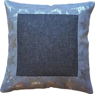 Produktbild von Druck silberne Sterne Winter Weihnachten 40 x 40 cm Kissenhülle