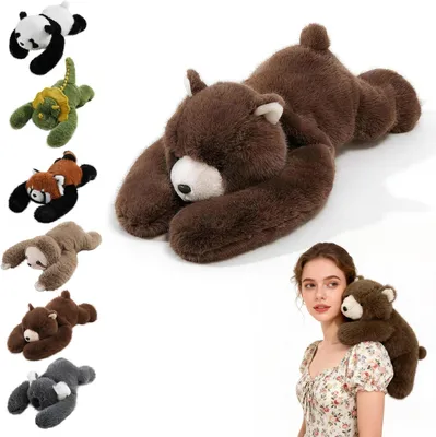 Image de Ours en peluche, 45 cm, 440 g, pour enfants, un jouet doux et câlin