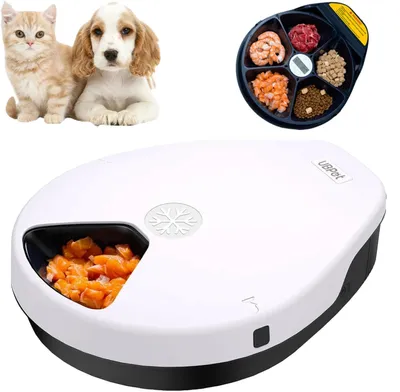 Obrázek produktu pro Automatický podavač krmiva, krmení s časovým spínačem, chladicí technologie, bílá, L