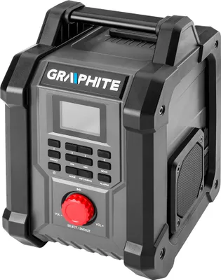 Zdjęcie produktu dla GRAPHITE Radio budowlane akumulatorowo-sieciowe Graphite Energy+ 18V  bez akumulatora