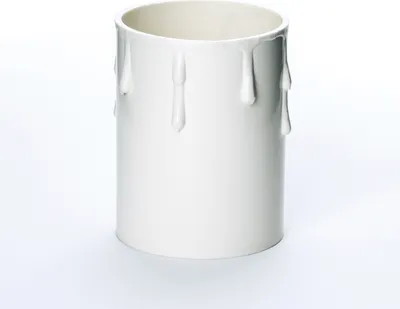 Obrázok produktu pre Objímka na sviečku pre luster s objímkou E27 Objímka na sviečku z kartónového plastu ø43mm D60mm Biela