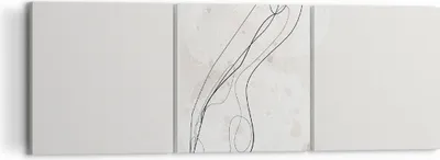 Produktbild von Bild auf Leinwand - Leinwandbild - 3 Teile - Minimalismus Körper Frauen - 120x40cm - Wand Bild - Wanddeko - Wandbilder - Leinwanddruck - Bilder - Wanddekoration - Leinwand bilder - CA120x40-4831