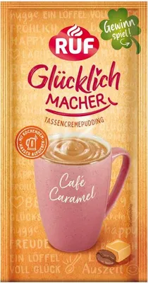 Produktbild von RUF Glücklichmacher Tassenpudding Café Caramel 59g