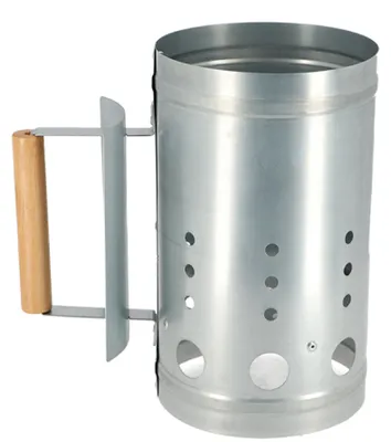 Grillkohle-Starter-Anzündkamin-Eisen