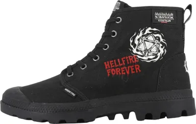 Produktbild von Palladium Damen High Sneaker Pampa Hellfire Stranger Things High Top 74496-001-M Schwarz
