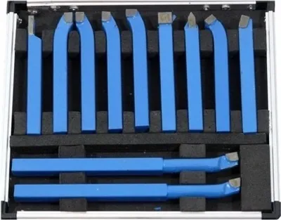 Obrázok produktu pre Sústružnícke nože 10X10Mm V puzdre 11St. / Striebro