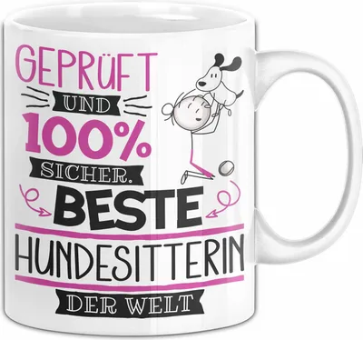 Produktbild von Hundesitterin Geschenk Becher Tasse Gott Schuf Alle Menschen Gleich Nur Die Besten Durfeten Hundesitterin Werden Geschenkidee Lustig (Weiß)